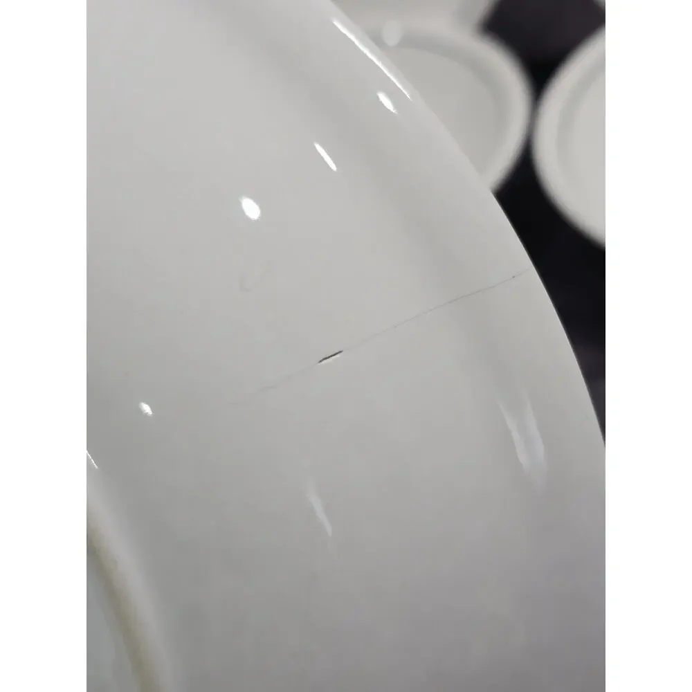 Williams Sonoma WSO20 Olea Europaea Pasta Bowls Set of 4 + 1 FREE Cracked Bonus